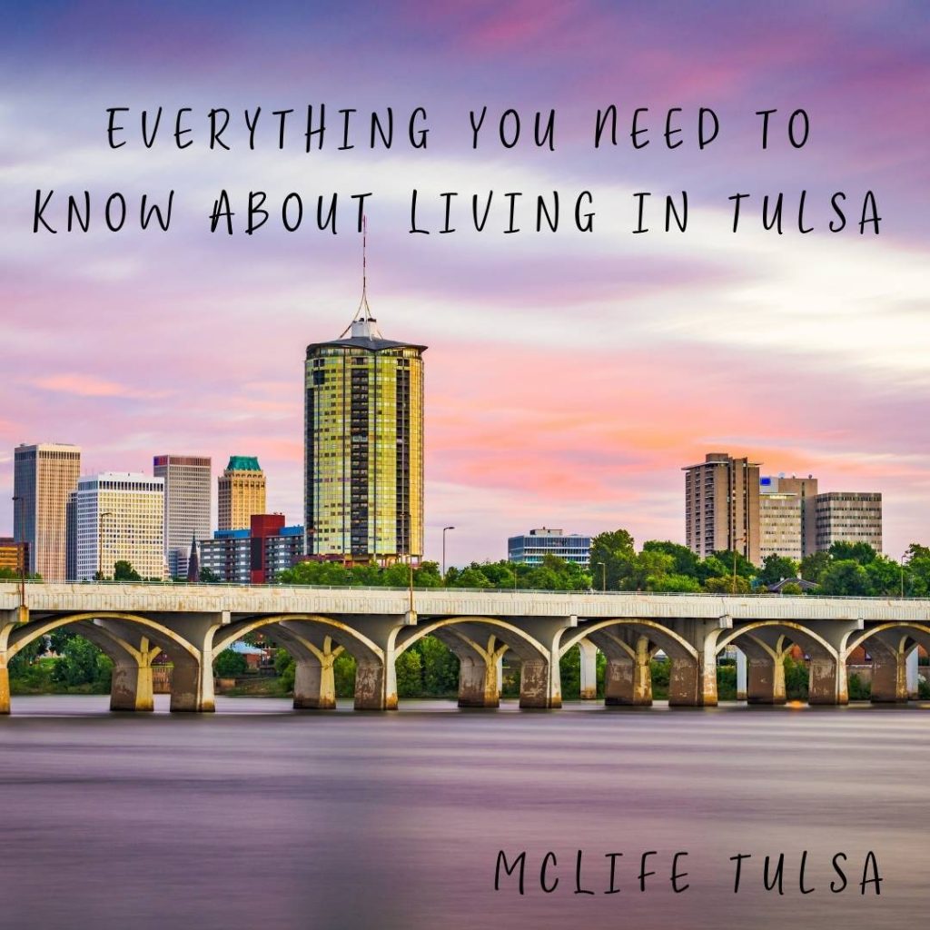 Image of the cityscape of Tulsa.  